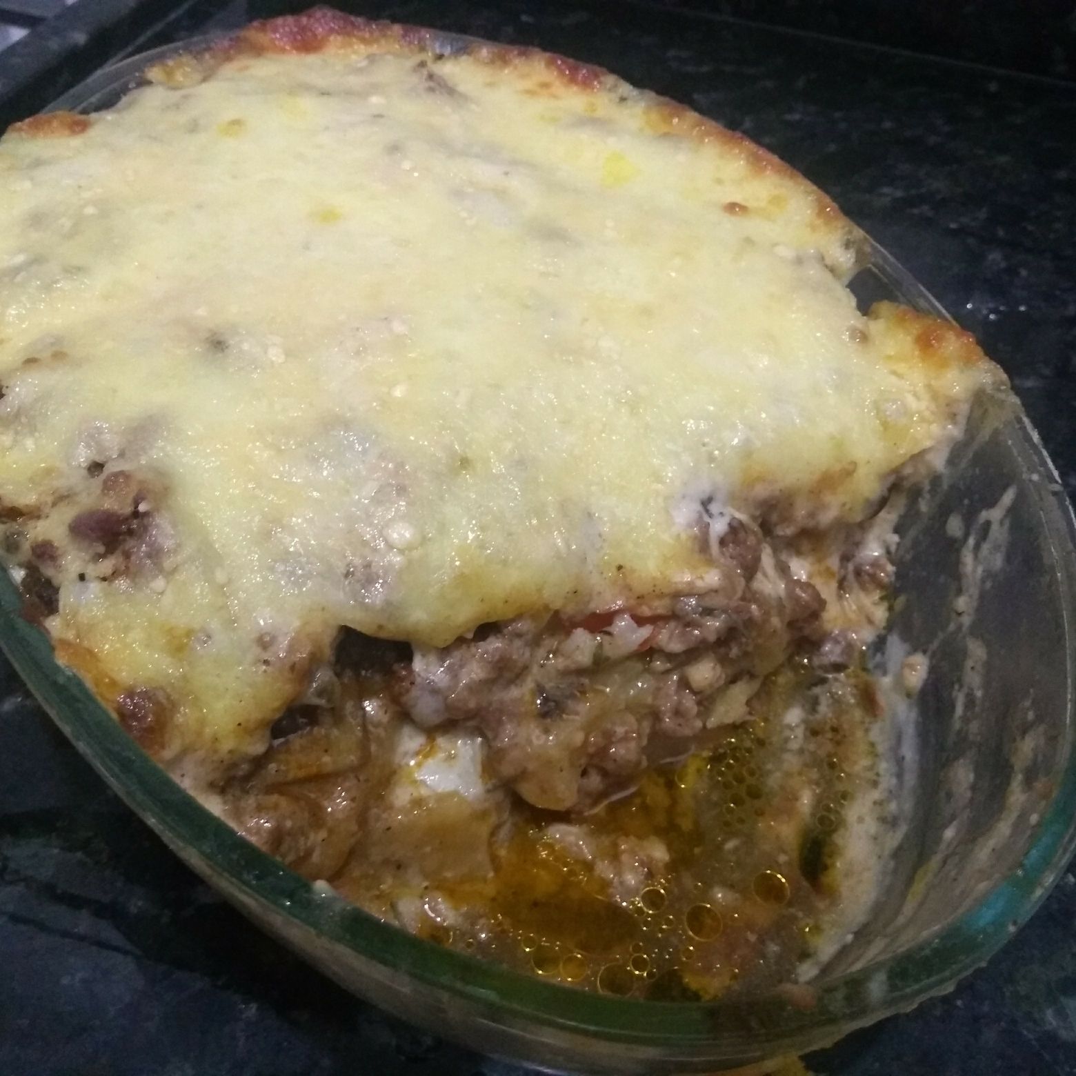 Lasanha grega (moussaka)