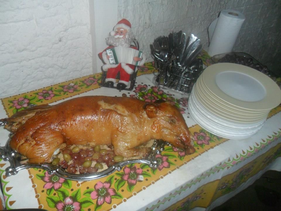 Leitoa recheada de Natal