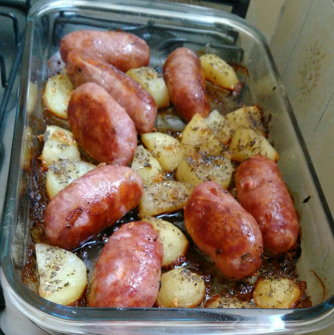 Linguiça assada