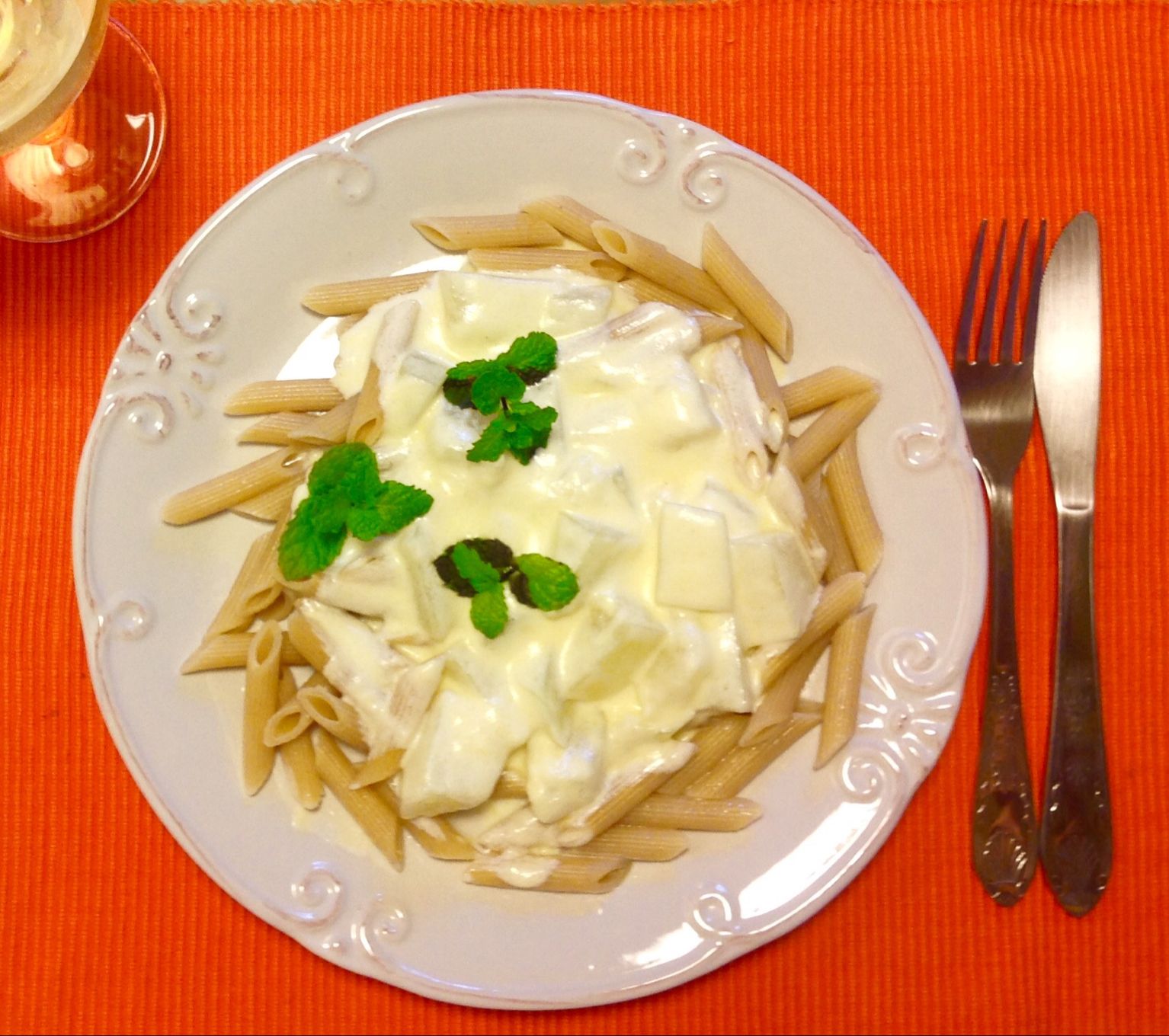 Macarrão com Melão