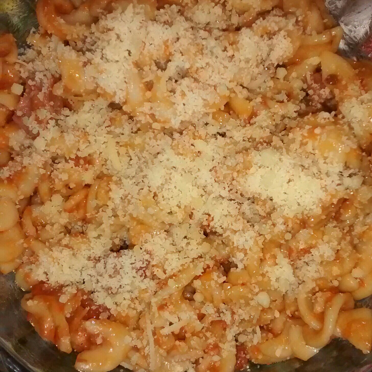 Macarrão na panela de pressão com calabresa