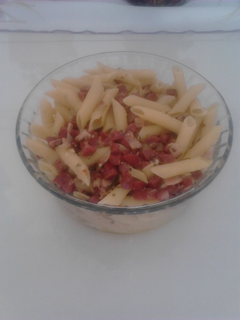 Macarrão penne ao azeite