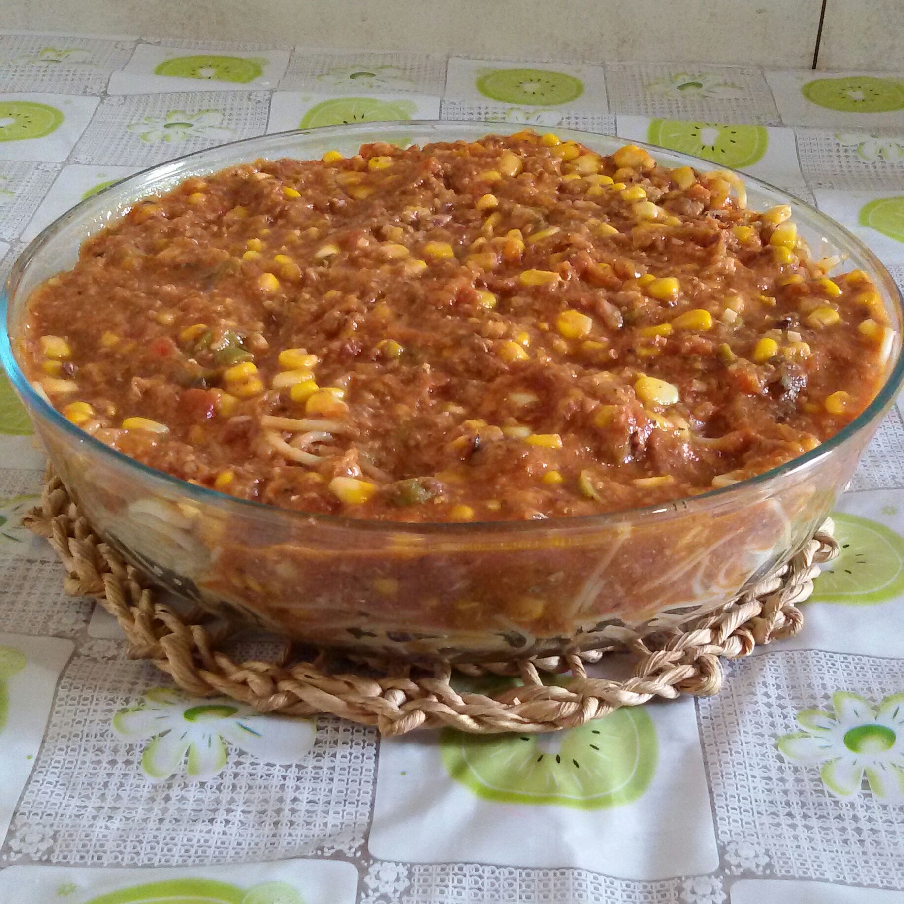 Macarronada com sardinha