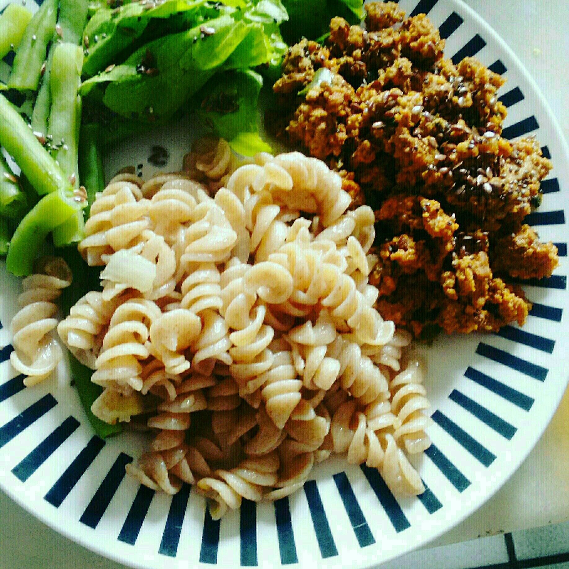 Macarronada de domingo fit