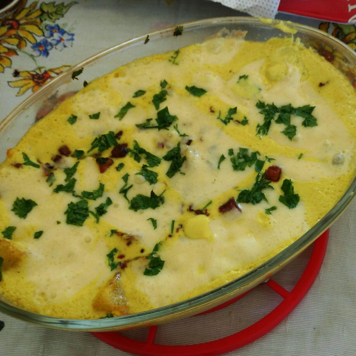 Maionese caseira de batatas ao curry