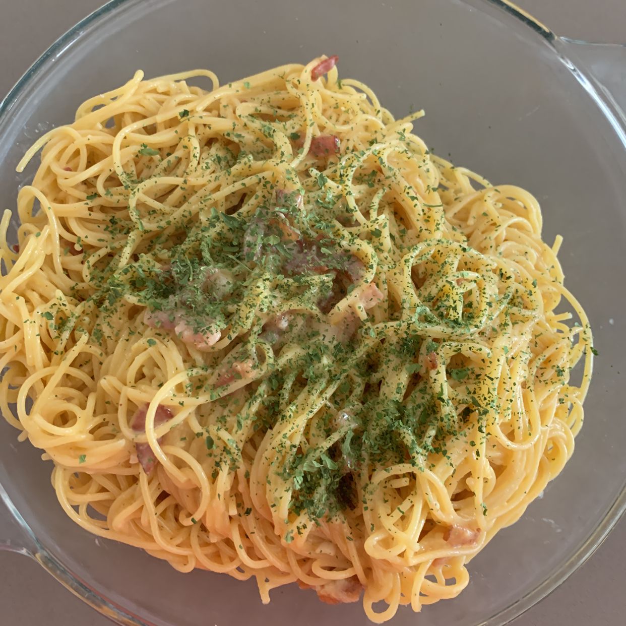 Massa a carbonara (a verdadeira)