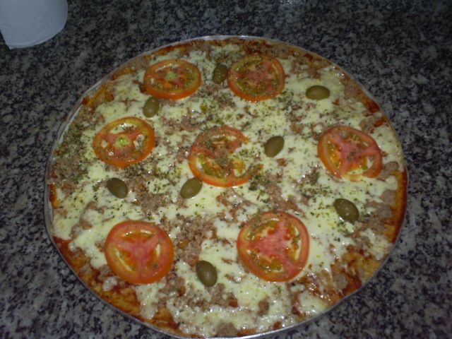 Massa de pizza de arroz