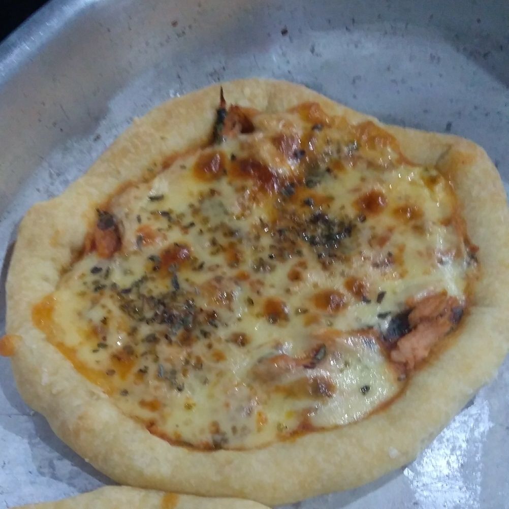 Massa de pizza fácil (mini ou grande)