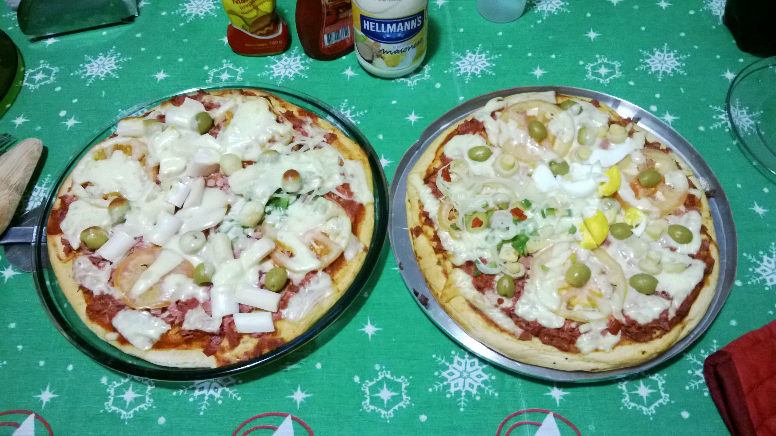 Massa fácil para pizza