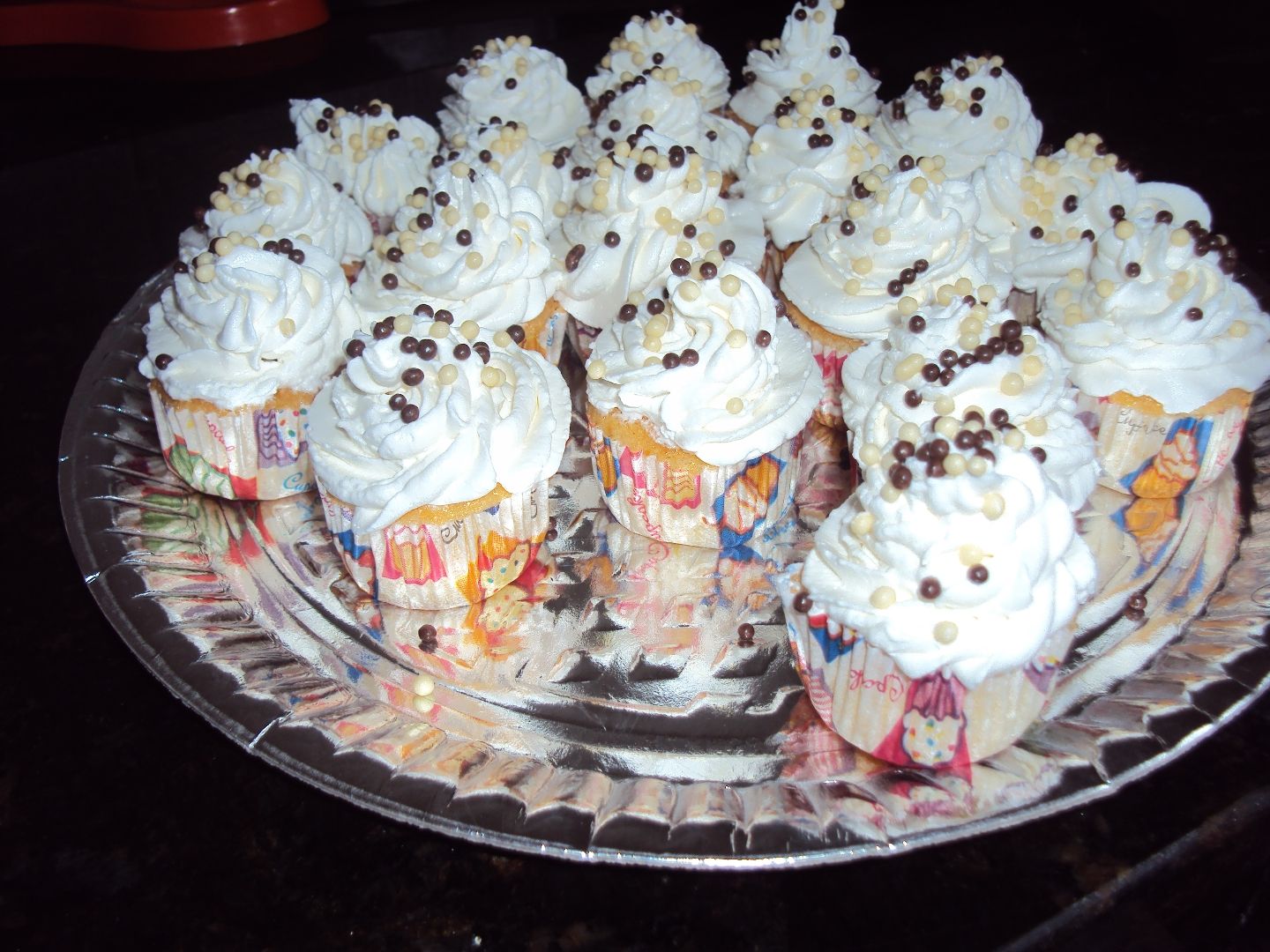 Mini cupcakes de laranja