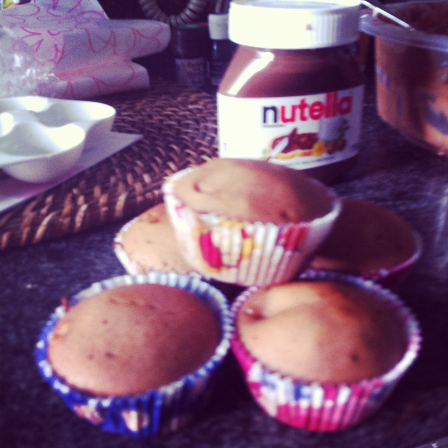 Mini cupcakes de nutella