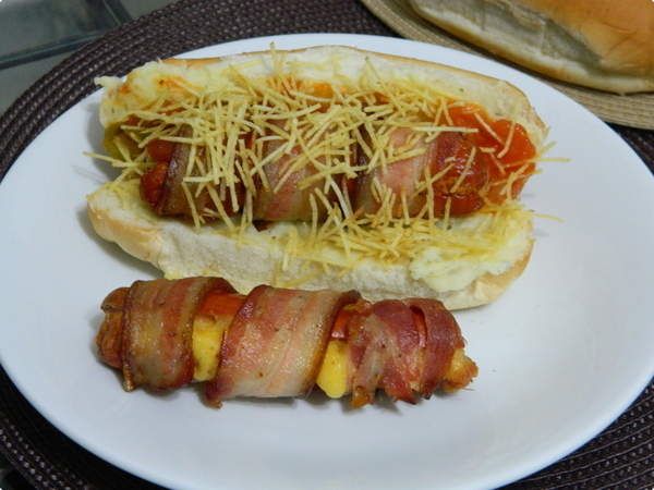 Molho de cachorro quente com bacon