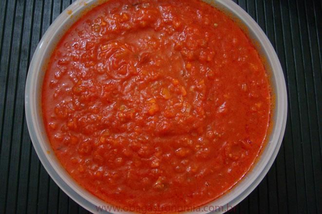 Molho de tomate fresco