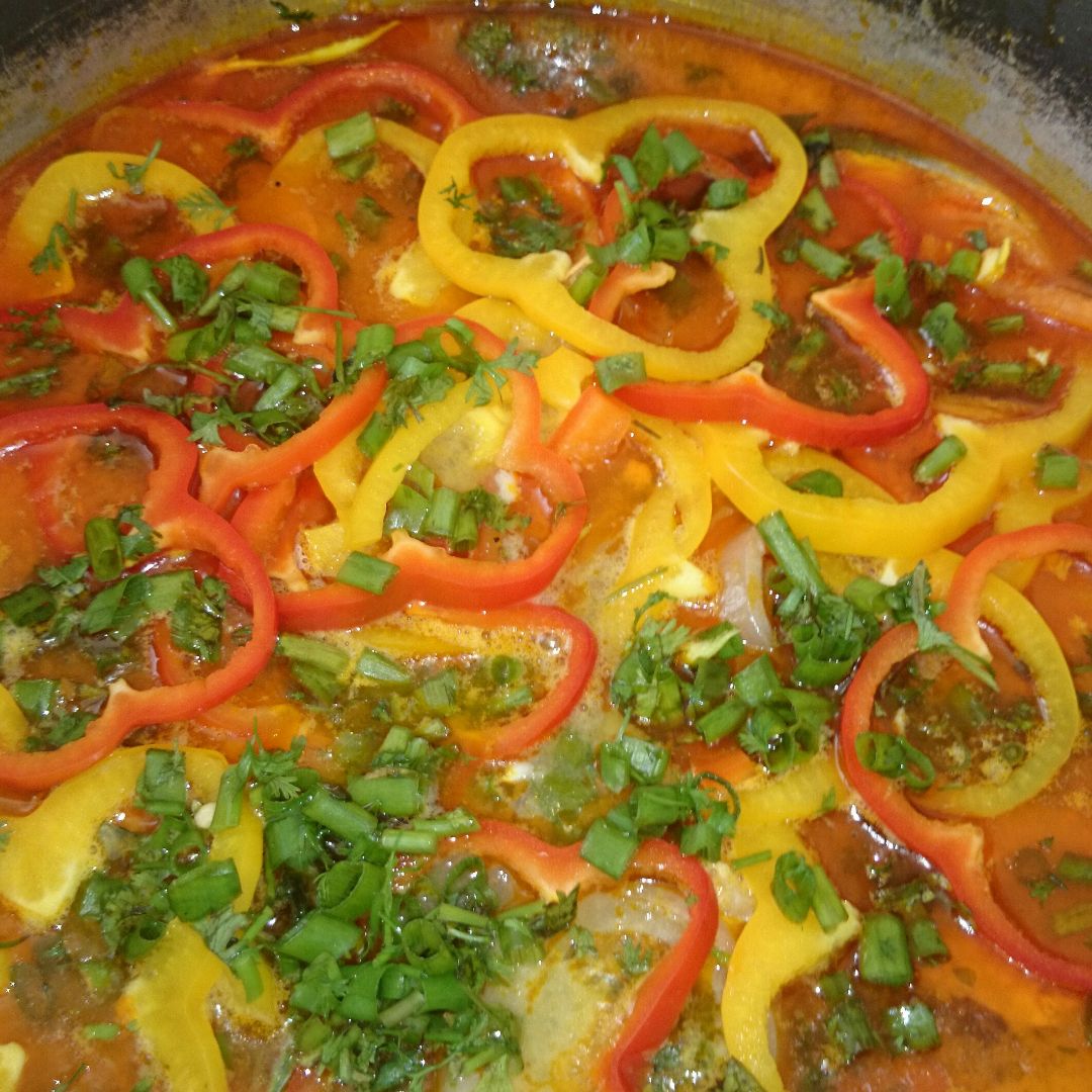 Moqueca de bacalhau de micro-ondas