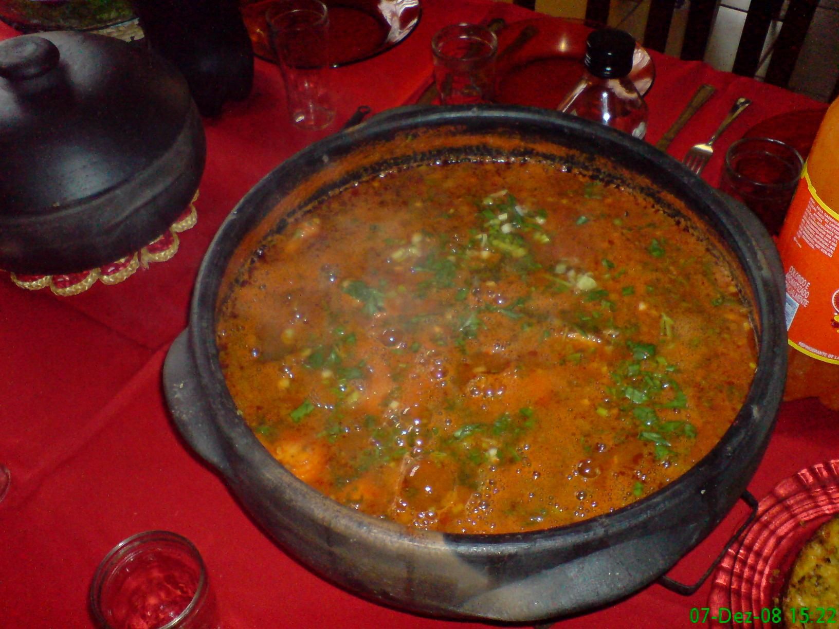 Moqueca de Peixe com Camarão