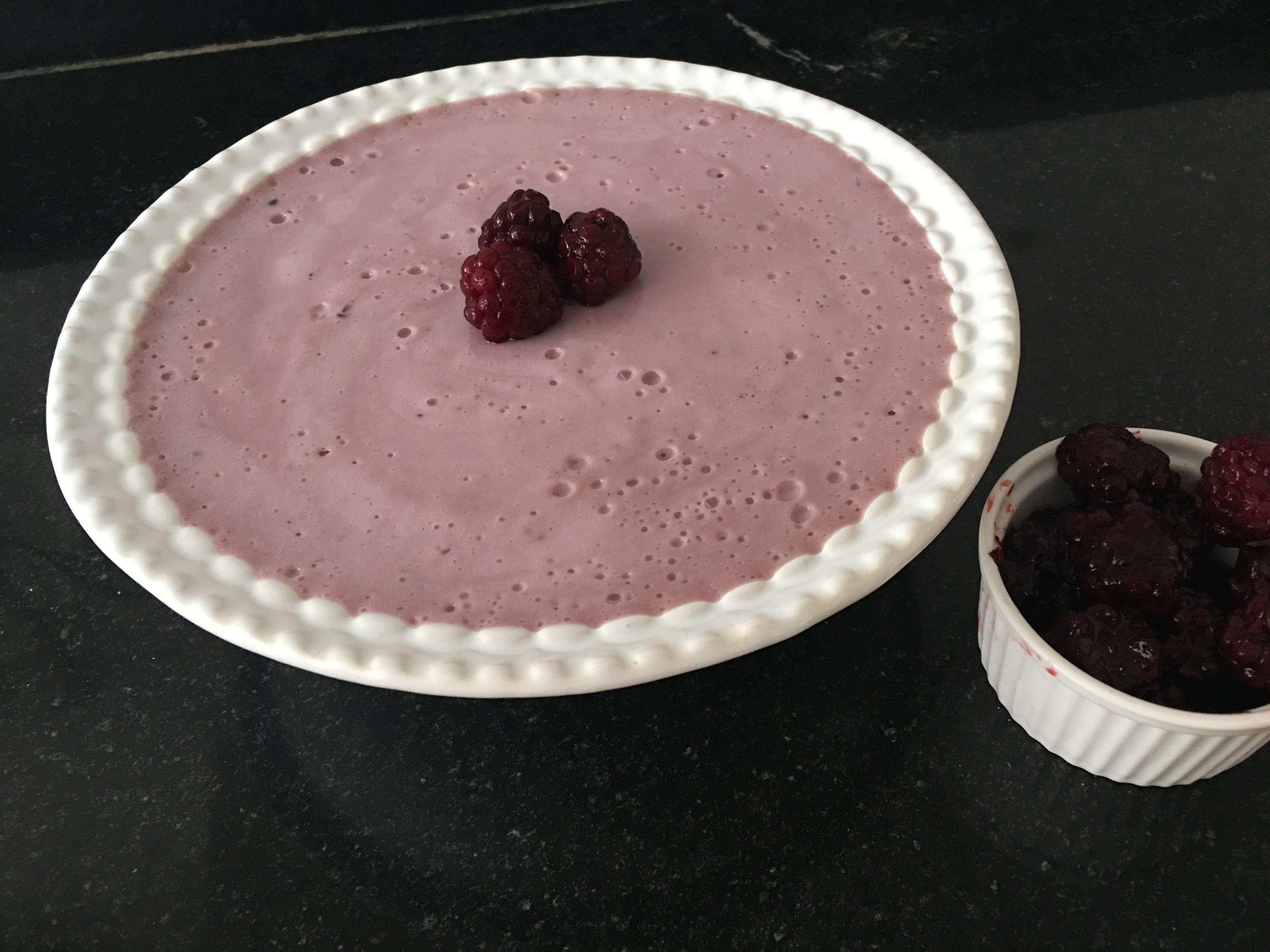 Mousse de amora