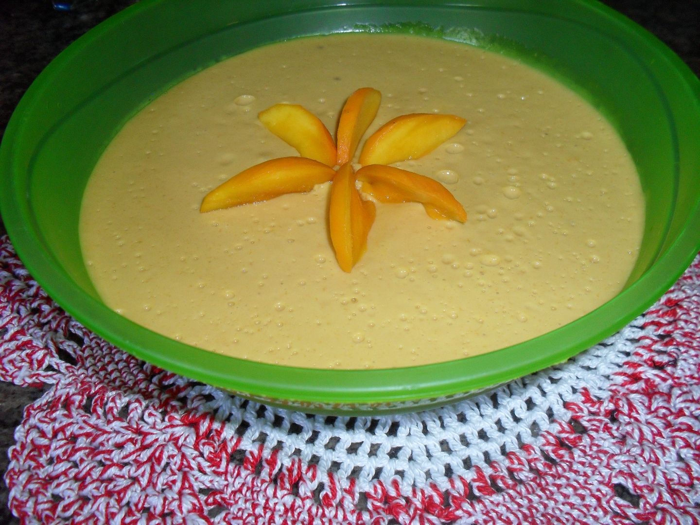 Mousse de manga da Juliana