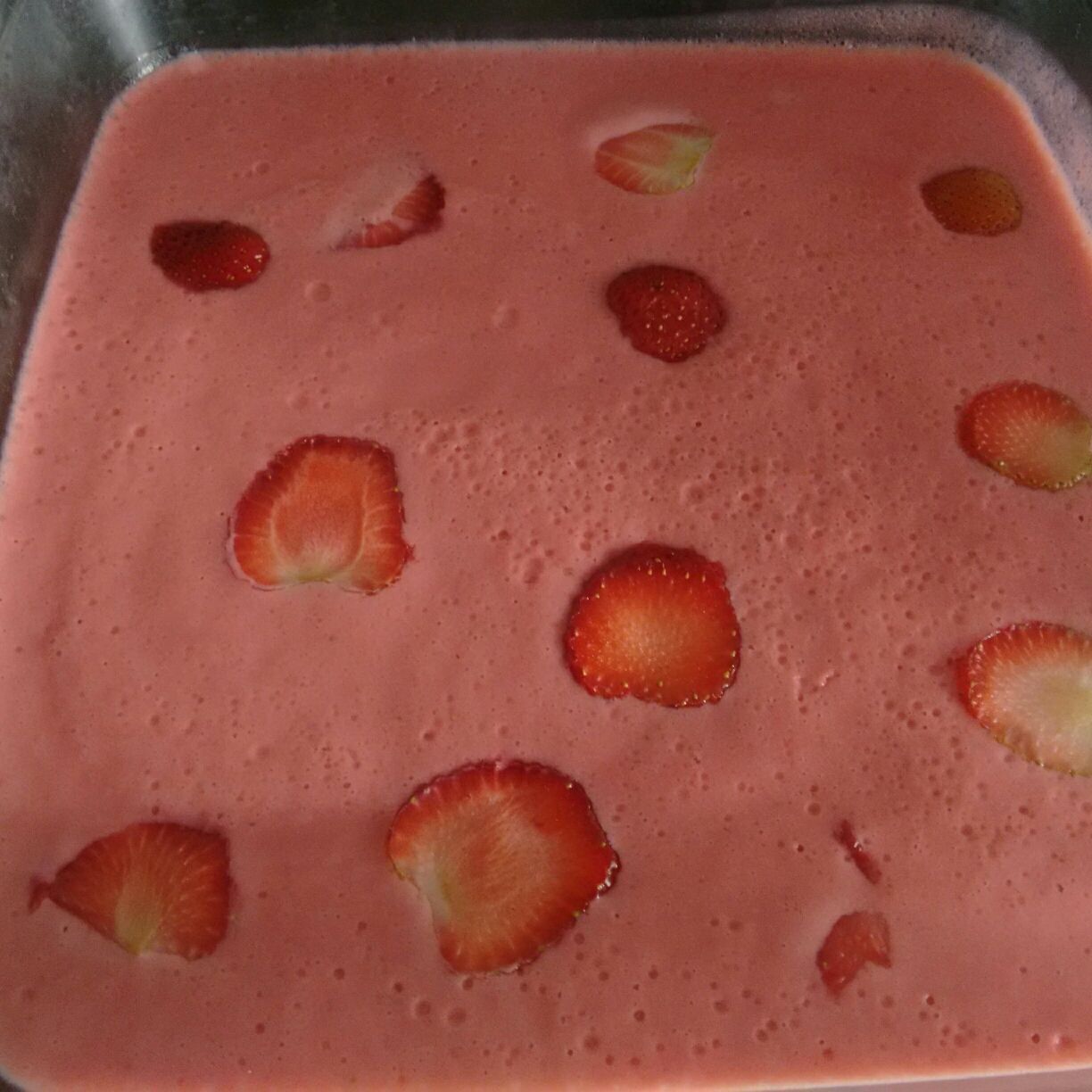 Mousse de morango de paiva