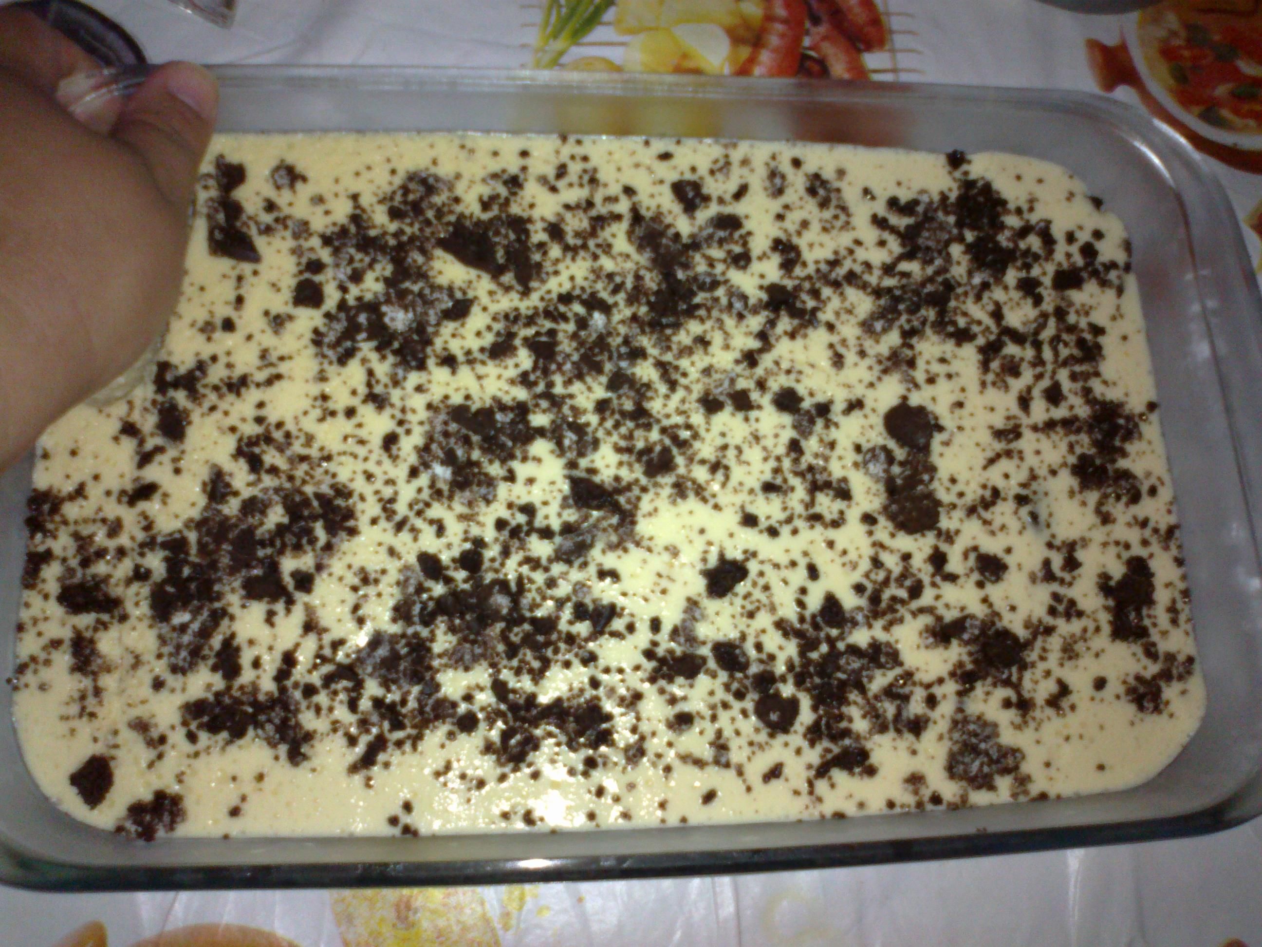 Mousse de pêssego com Negresco