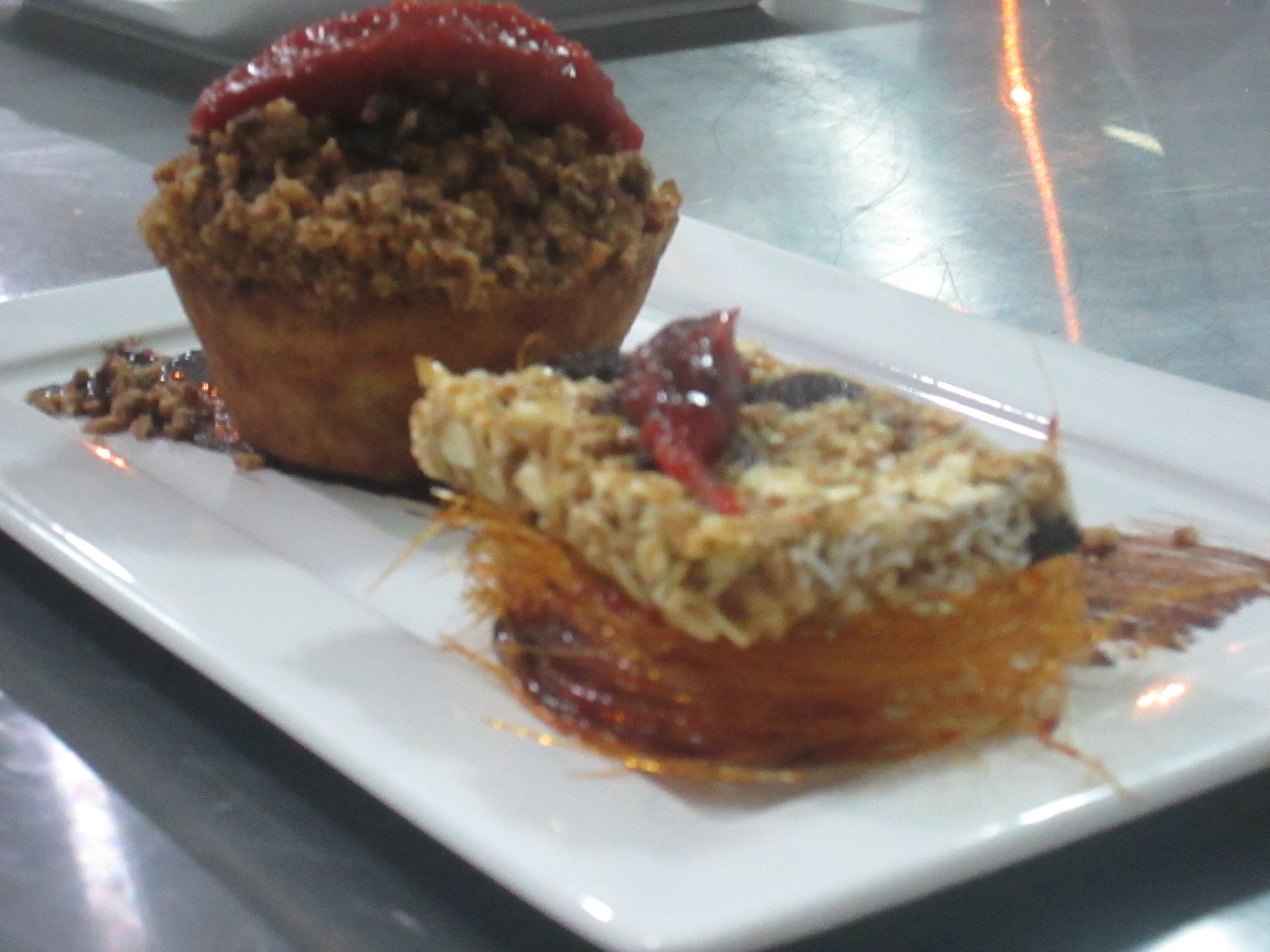 Muffin de granola e maçã