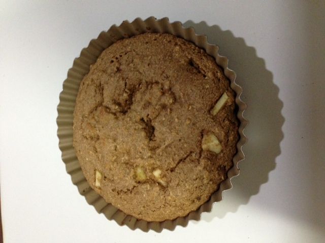 Muffin gigante de maçã e canela