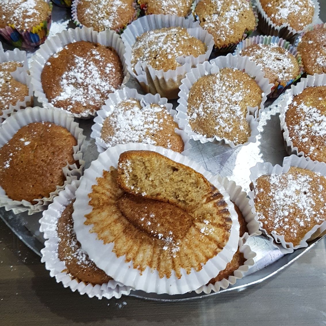 Muffin integral maçã e banana