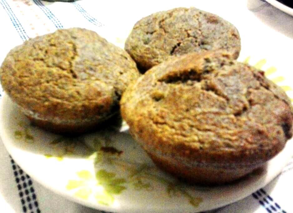 Muffins de azeitona e cebola