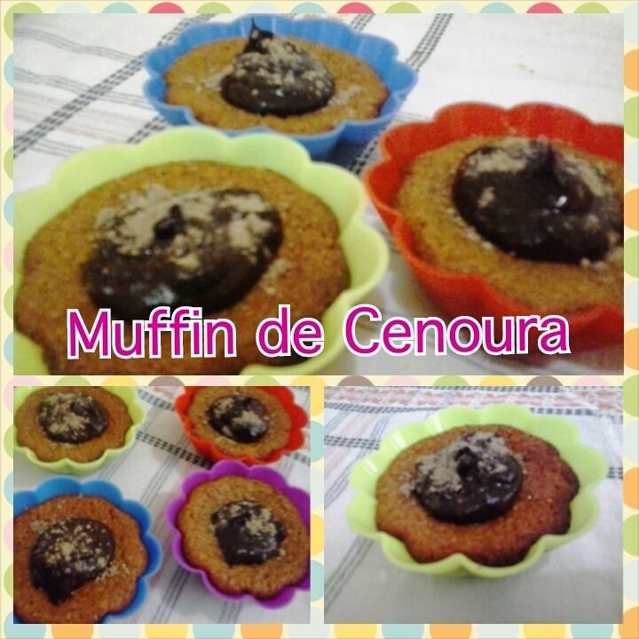 Muffins de cenoura light