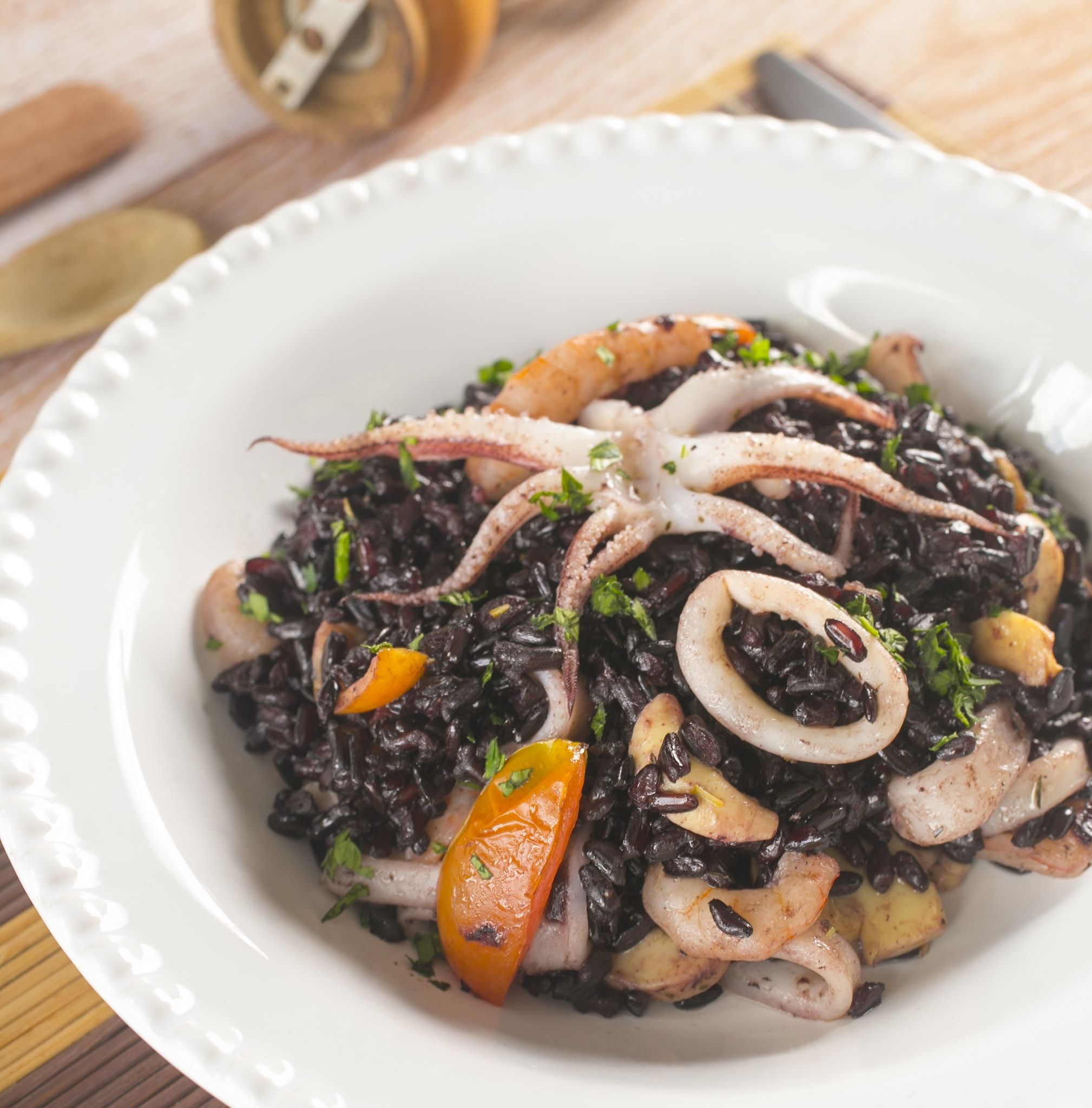 Nero al mare (arroz negro com frutos do mar)