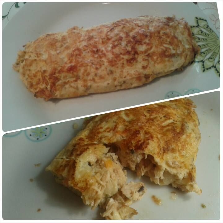 Omelete delícia de frango