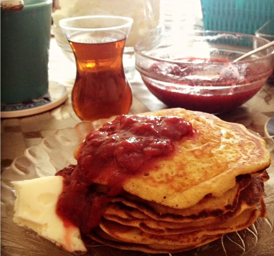 Panqueca americana de abóbora