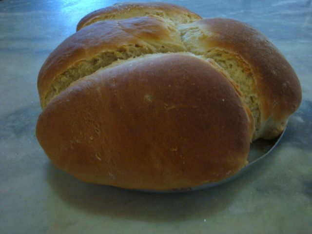 Pão caseiro com fermento biológico