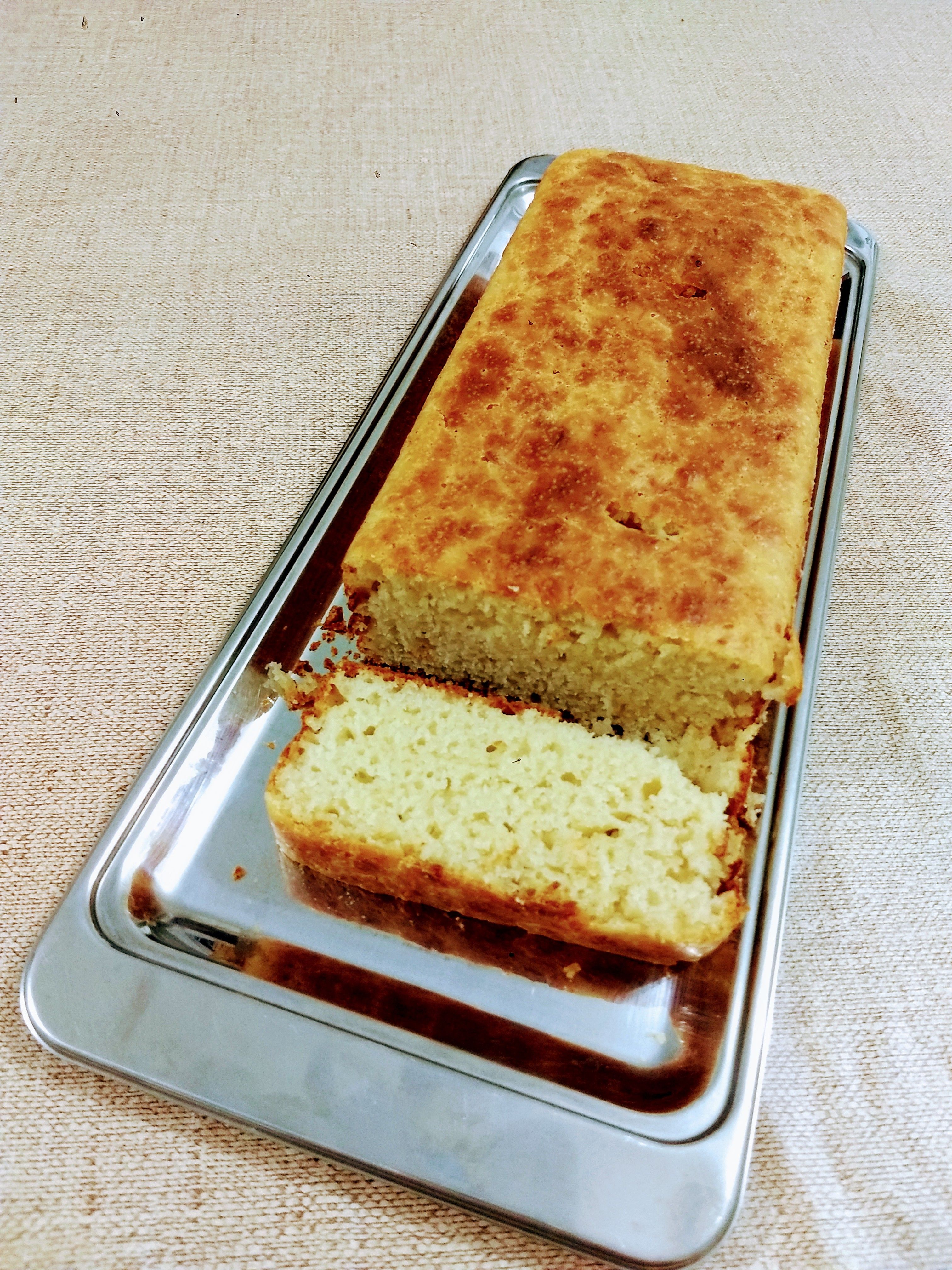 Pão caseiro de queijo parmesão