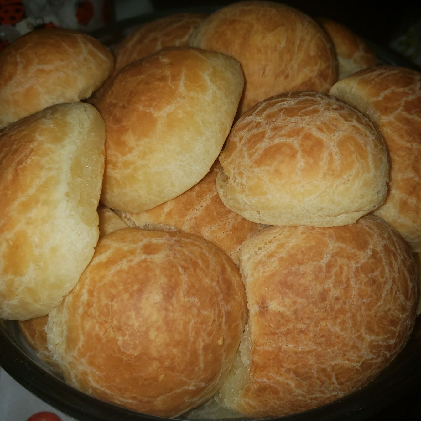 Pão de queijo com mussarela