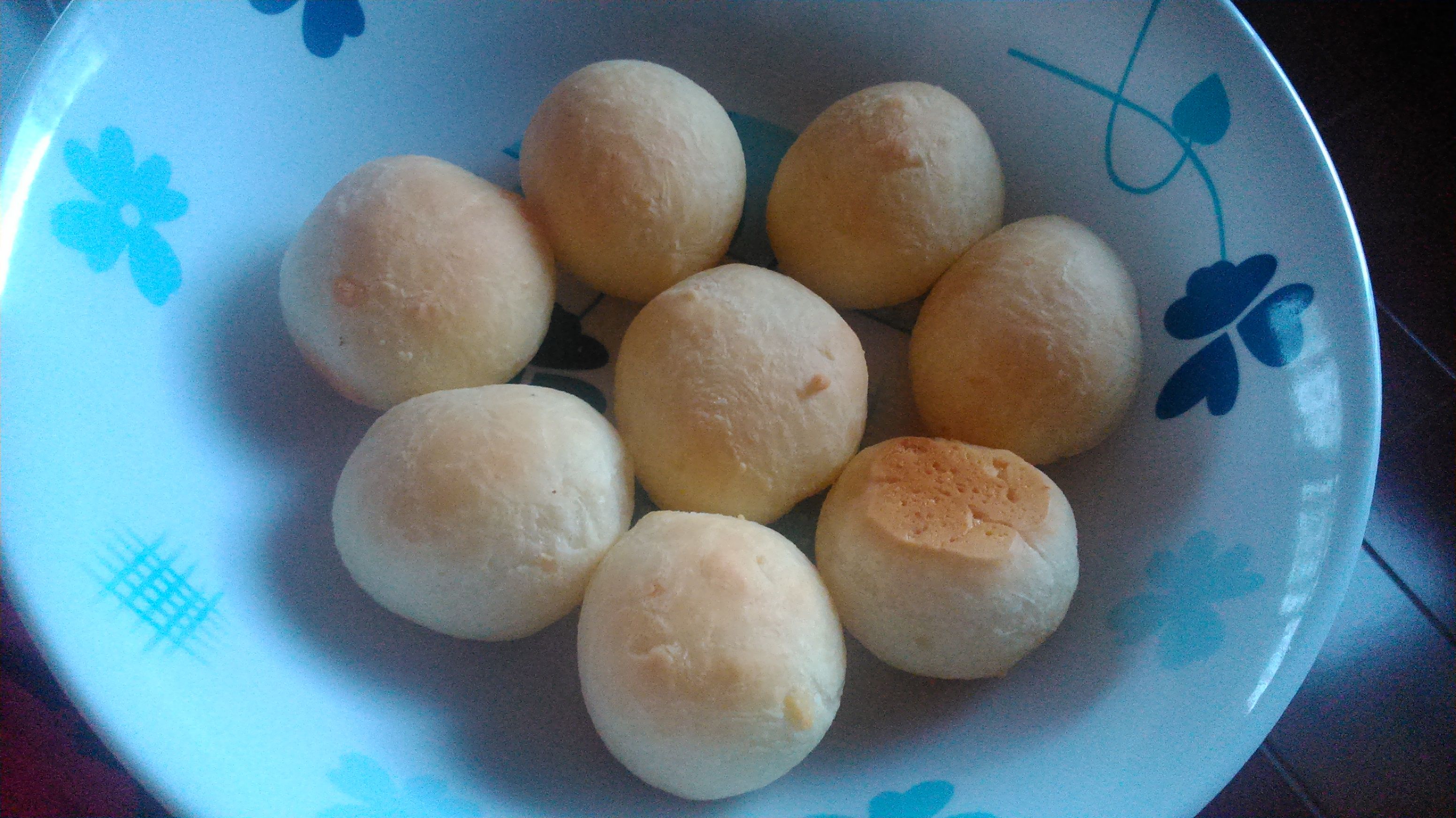 Pão de queijo escaldado