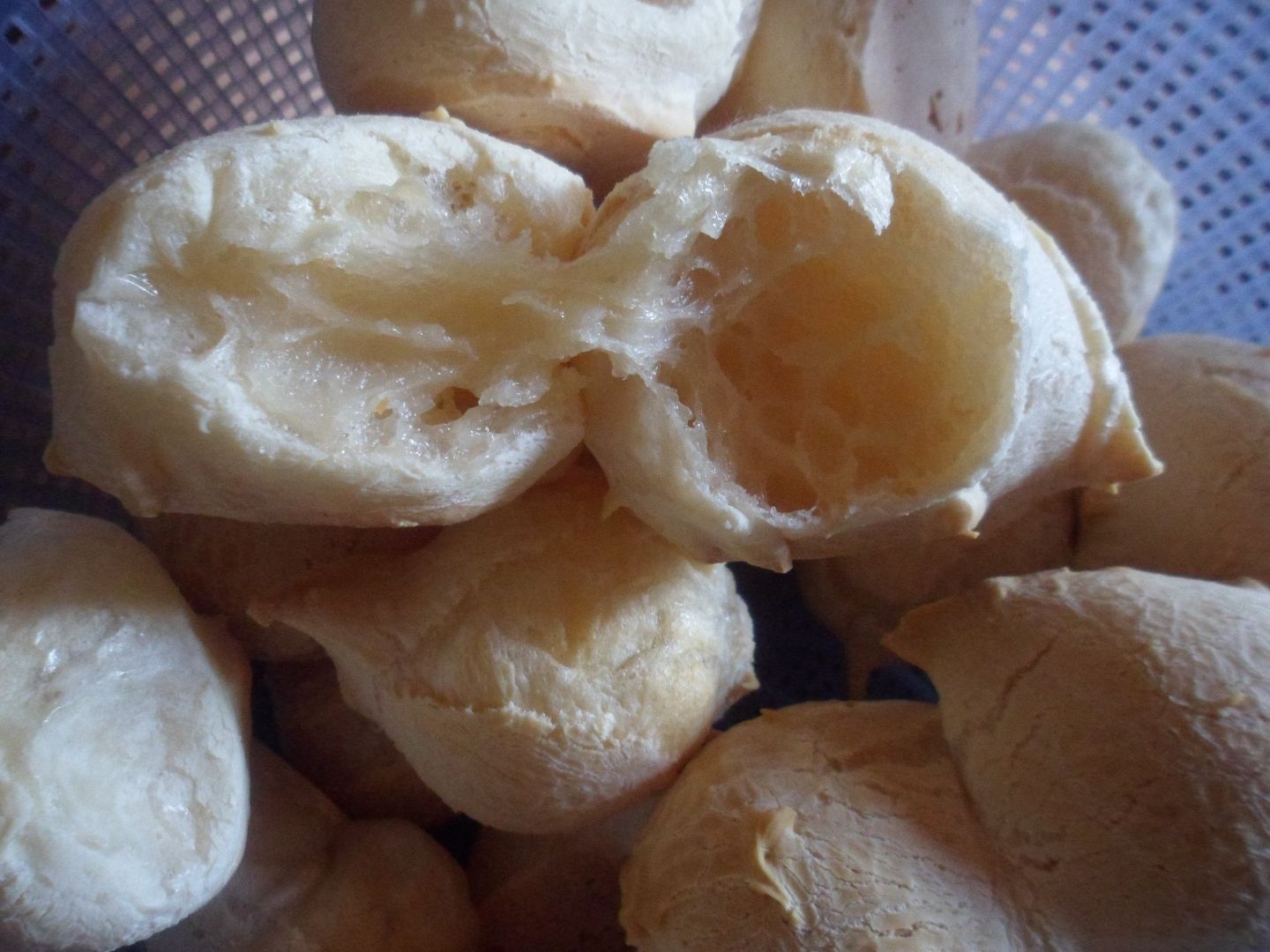 Pão de queijo na batedeira