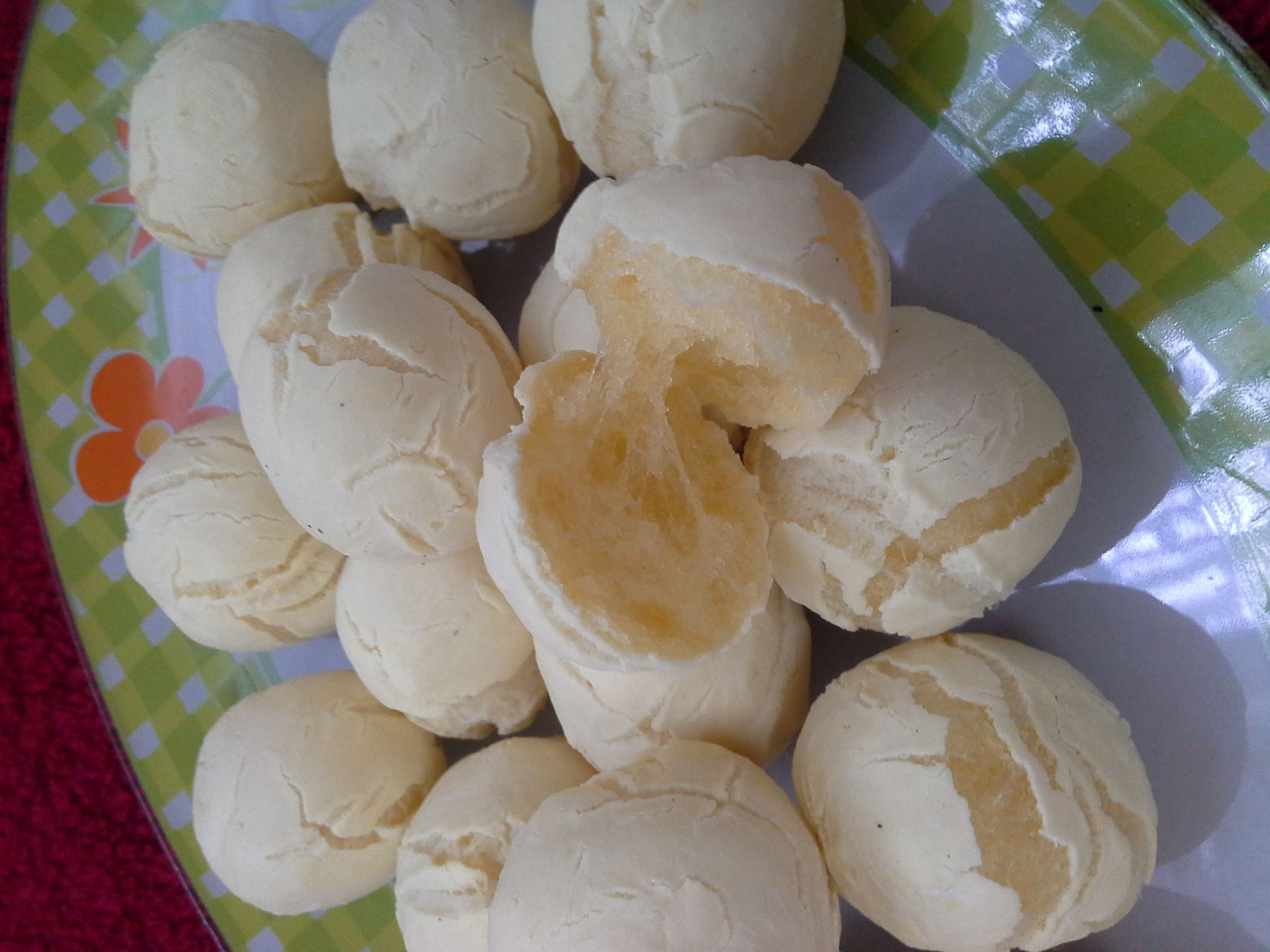 Pão de queijo sem leite