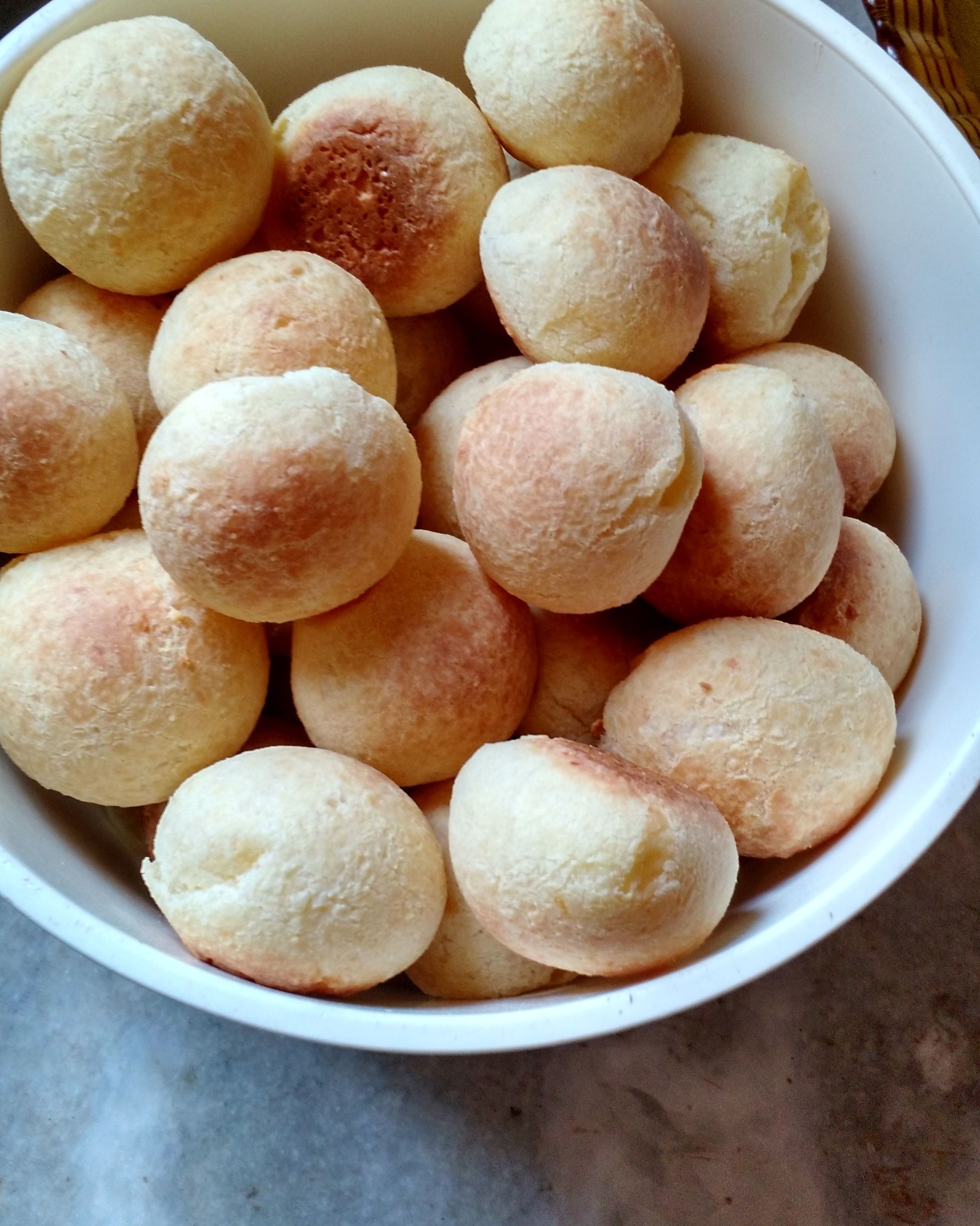 Pão de queijo sem óleo