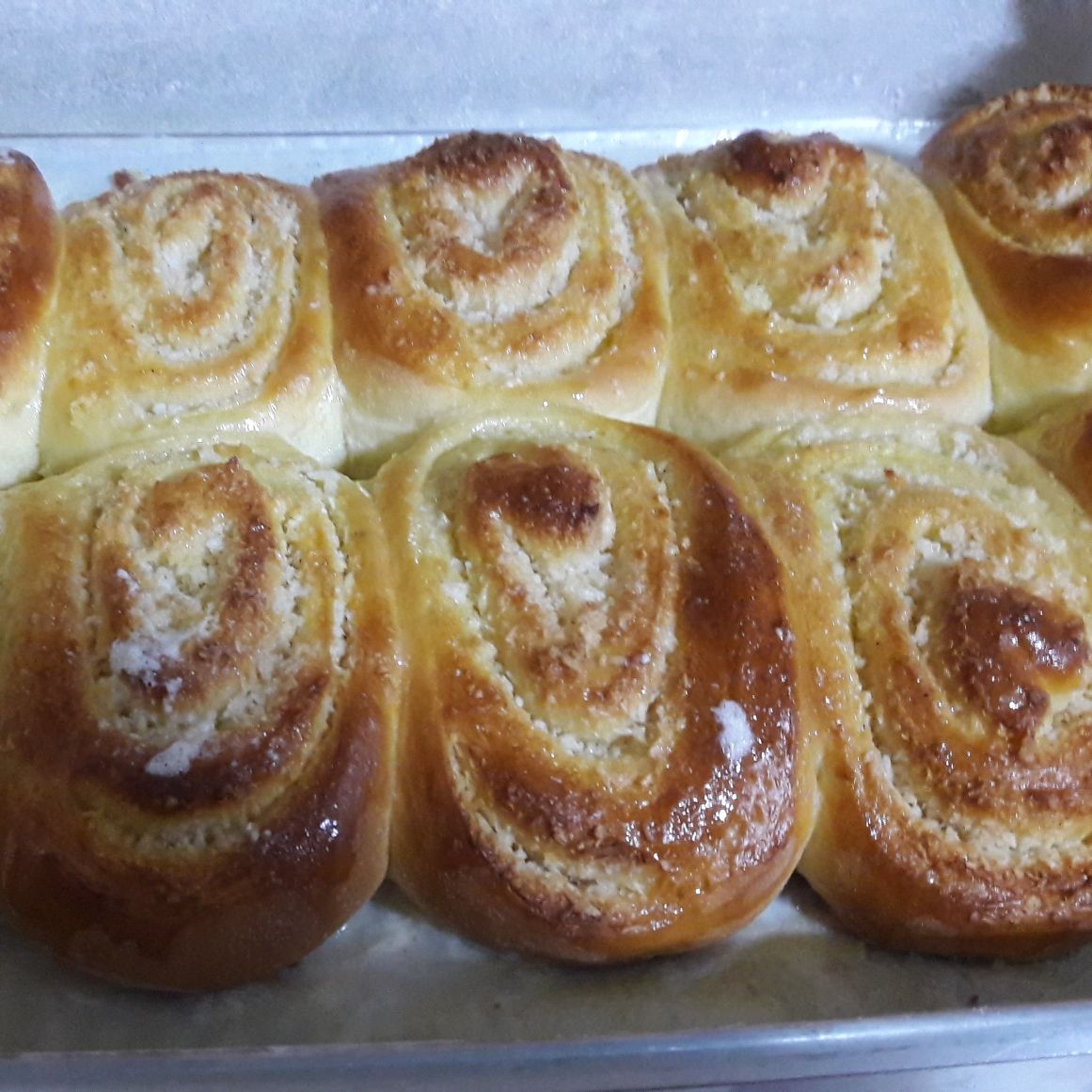 Pão doce de coco