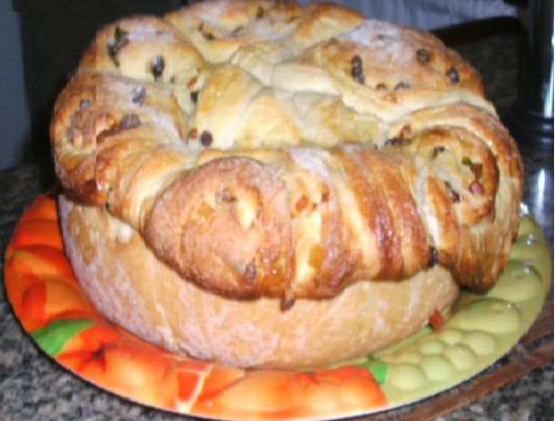 Pão doce de Natal da Márcia