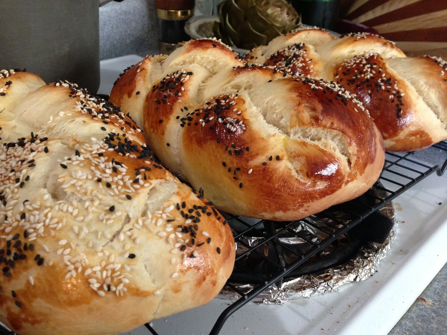 Pão judaico (Challah)