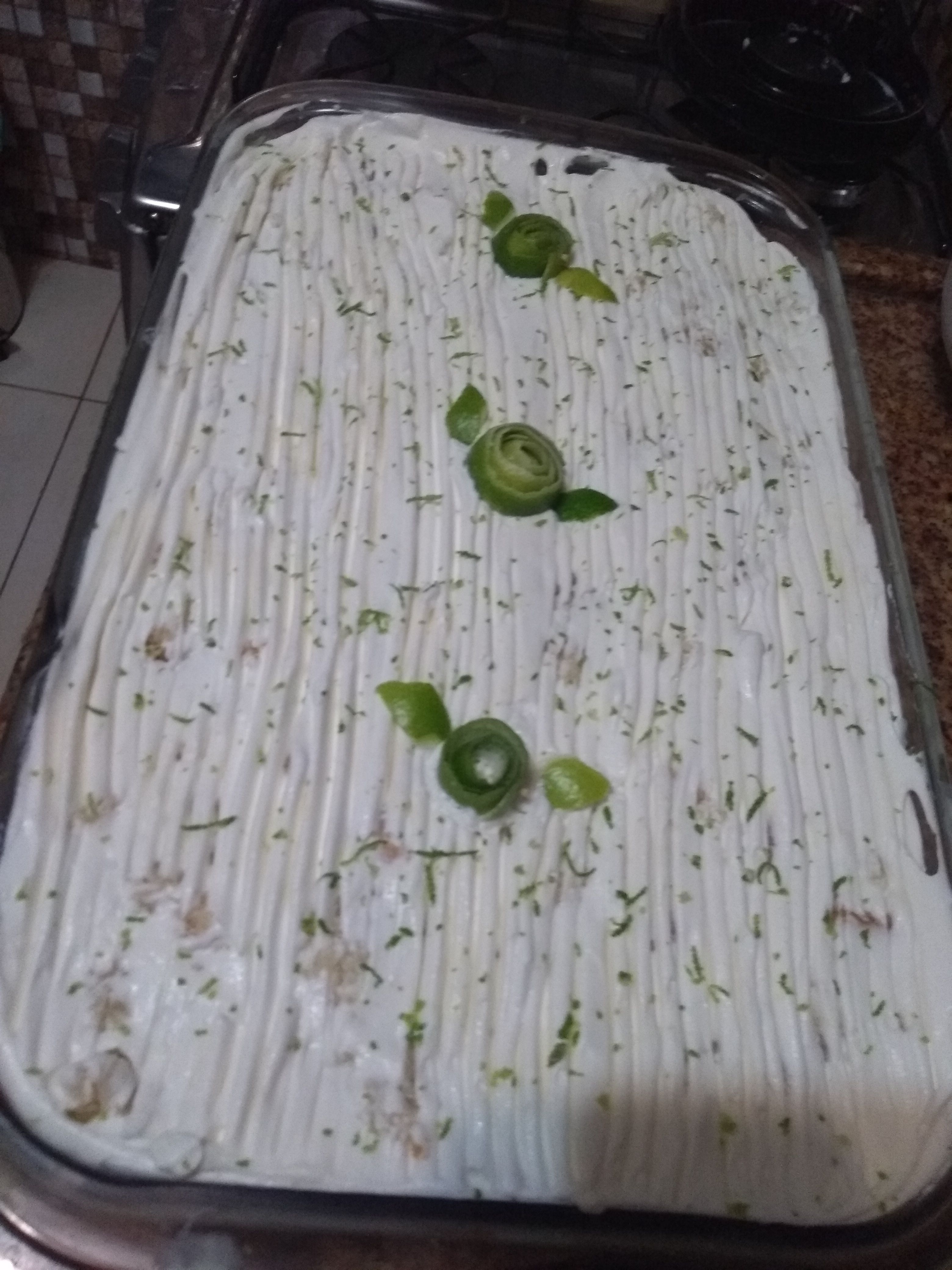 Pavê de bolo de limão