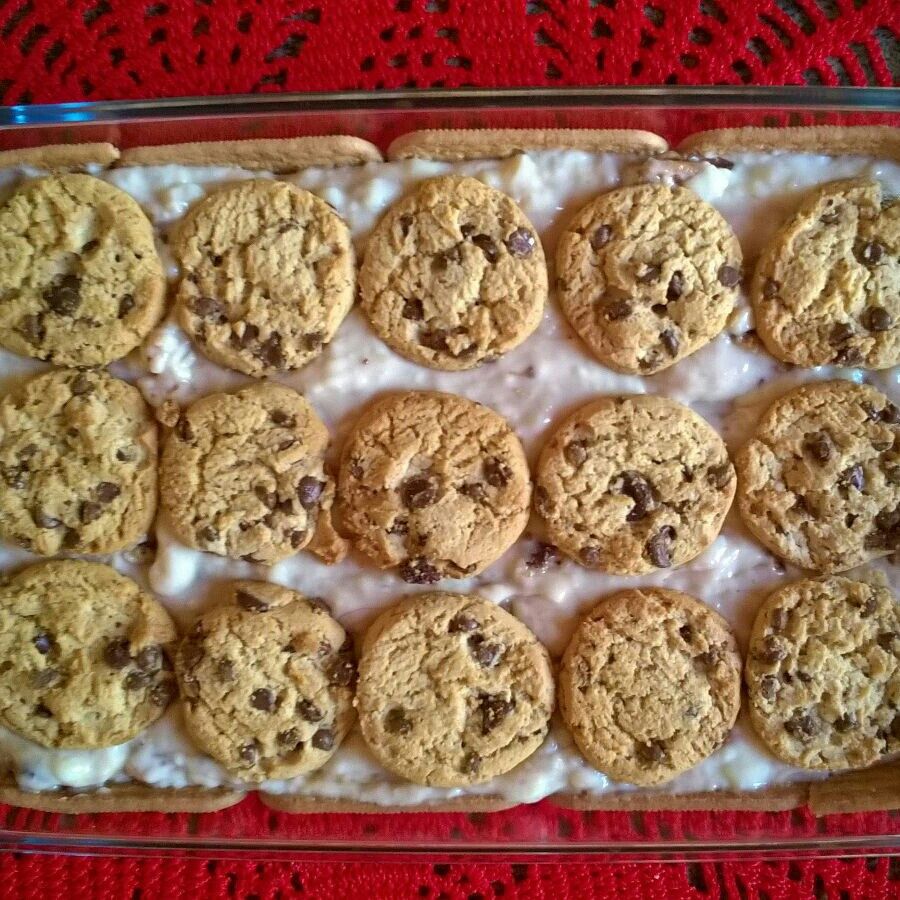 Pavê de cookies e nutella