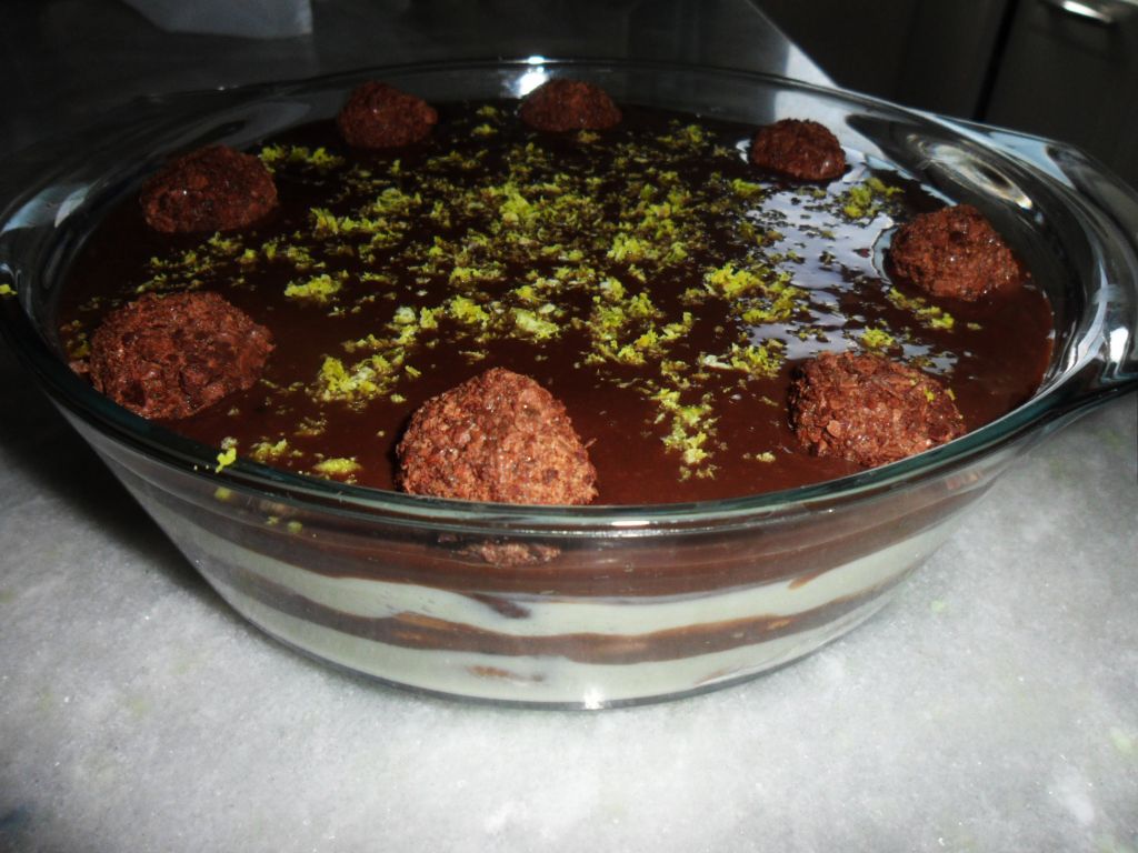 Pavê de limão com chocolate (o melhor)