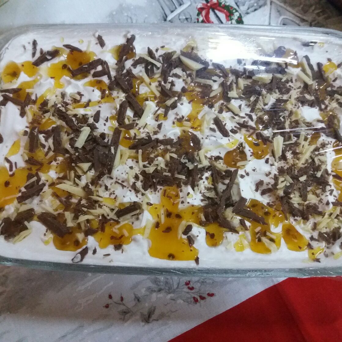 Pavê de maracujá delicioso