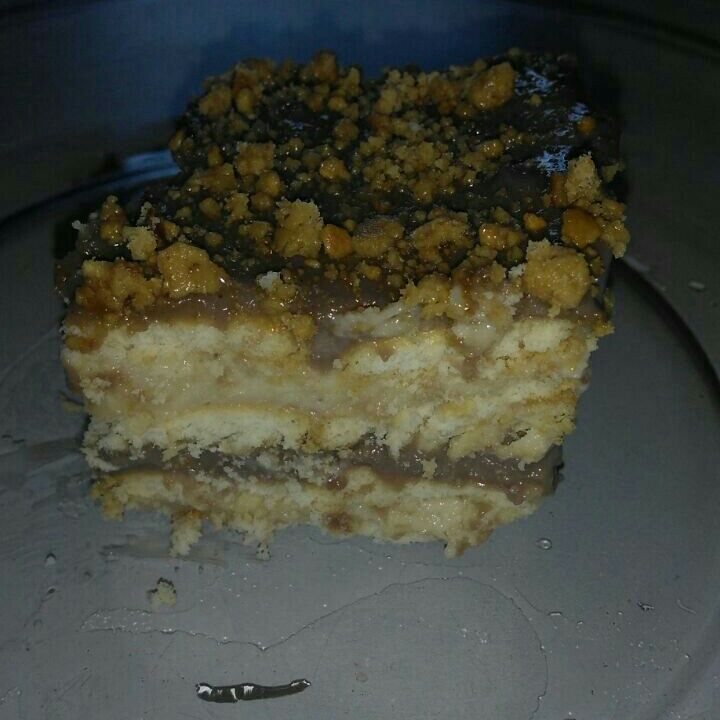 Pavê de paçoquinha e chocolate