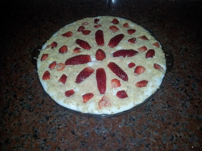 Pavê delicioso de morango