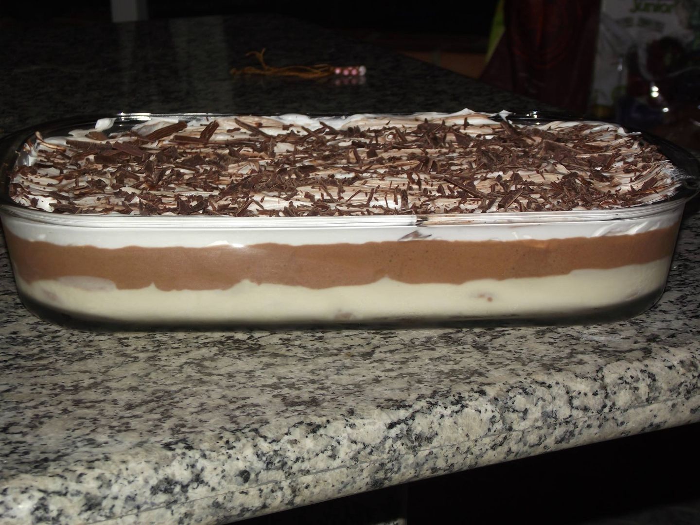 Pavê mousse de chocolate da Iva