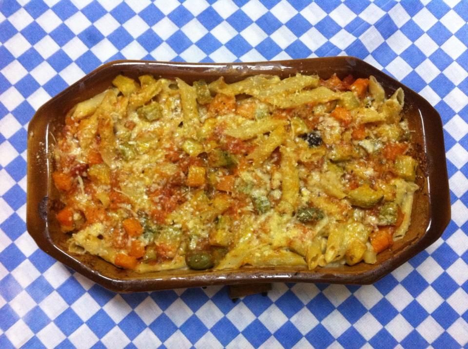 Penne ao molho de legumes