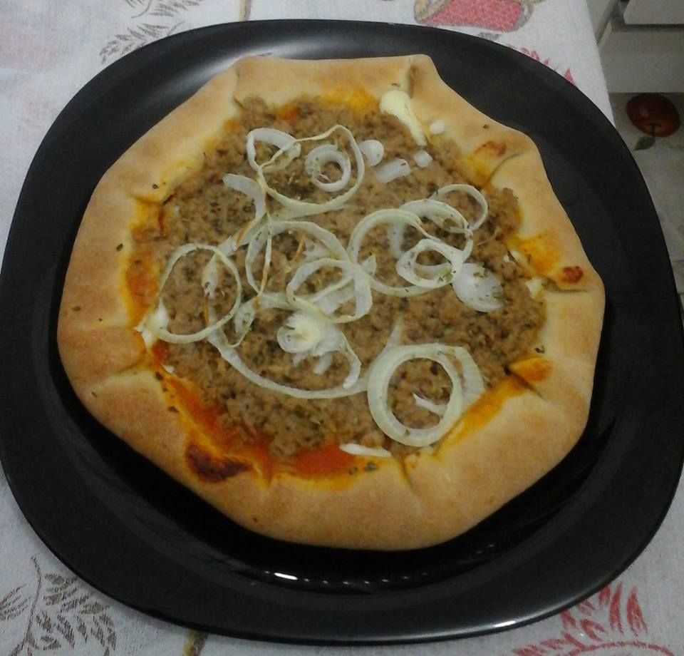 Pizza de atum do japa